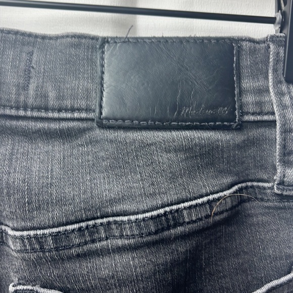 Madewell Black Gray Cali Demi Boot Button Fly Jean-26 - Picture 6 of 7